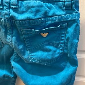 Armani Junior Turquoise Shorts size 8